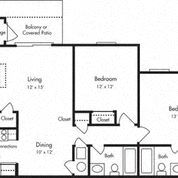 2 BR/ 2 BA